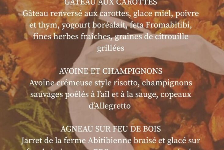 Table champêtre – Banquet automnale de L’Éden Rouge