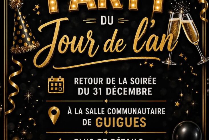 Party du Jour de l’an – Guigues