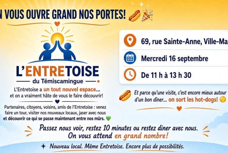 Porte-ouvert à l’Entretoise du Témiscamingue