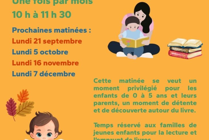 Matinées Bébé Lecture
