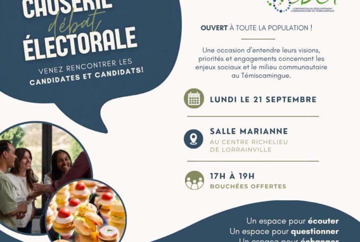 Causerie électorale (Centre Richelieu)